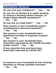 Form RAP-1002A-LP Emergency Rental Assistance Program Manual Application (Large Print) - Arizona, Page 3