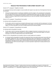 Form UB-194-FF Employer Verification of Requalifying Earnings - Arizona, Page 2