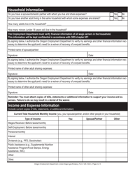 Form 129 Request for Overpayment Waiver - Oregon, Page 2