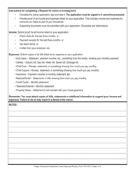 Form 129 Request for Overpayment Waiver - Oregon, Page 4