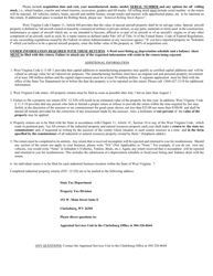 Instructions for Form STC12:32I Industrial Business Property Return - West Virginia, Page 2