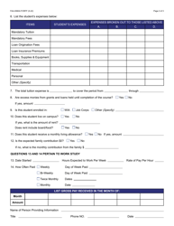 Form FAA-0060A Authority to Release Student Information - Arizona, Page 2