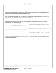 DD Form 491 Summarized Record of Trial, Page 13