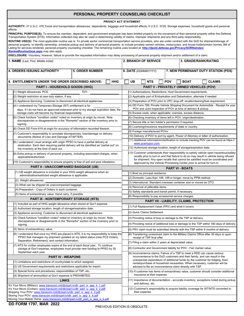 Download Fillable Dd Form 1797 Army Myservicesupport - vrogue.co