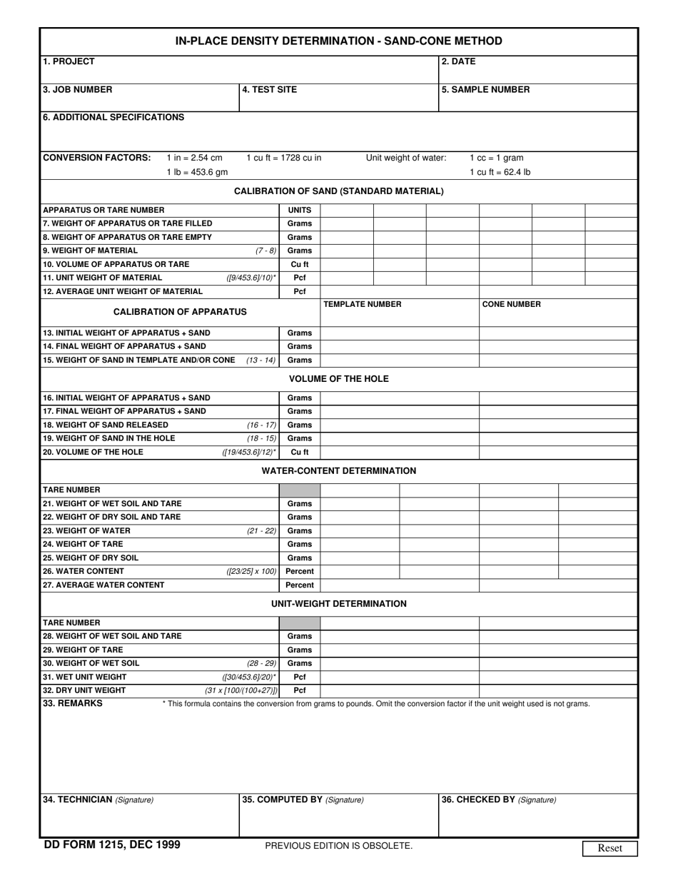 DD Form 1215 - Fill Out, Sign Online and Download Fillable PDF ...