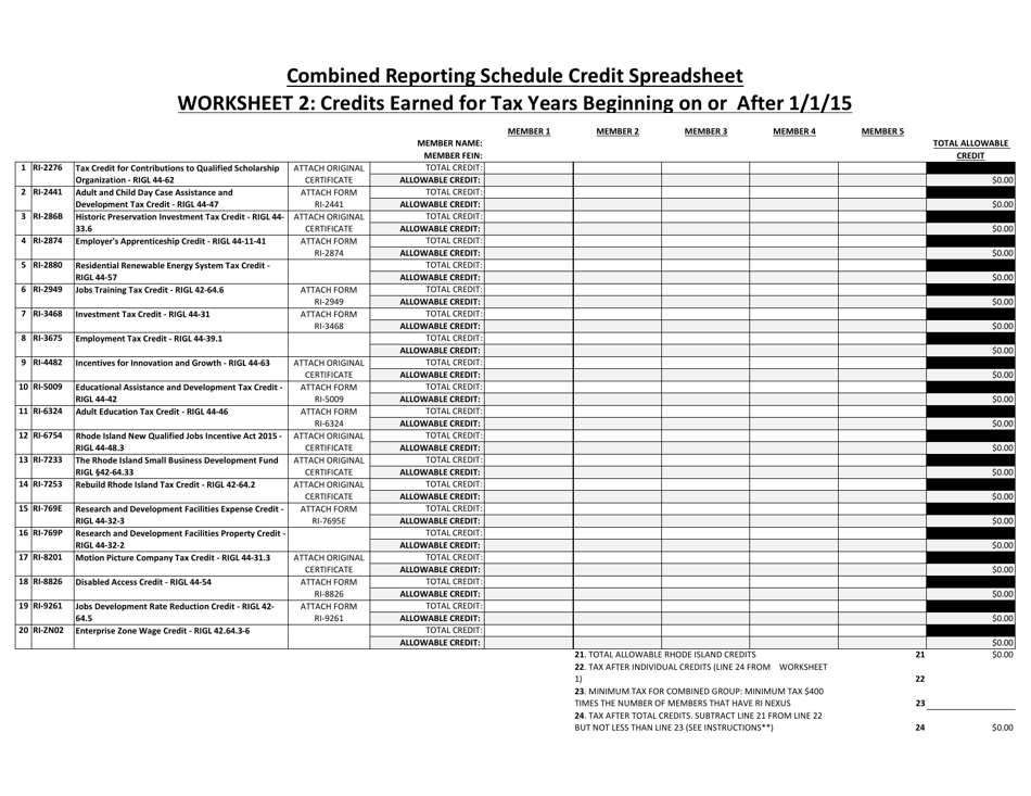 Instructions for Form RI-1120C Business Corporation Tax Return - Rhode Island, Page 6