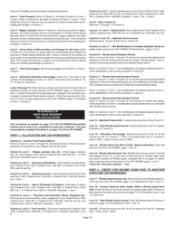 Instructions for Form RI-1040NR Nonresident Individual Income Tax Return - Rhode Island, Page 8