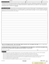 Form AA-33 &quot;Traffic Violations Bureau (Tvb) Appeal Form&quot; - New York, Page 2