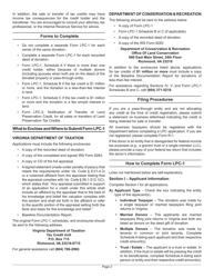 Instructions for Form LPC-1 Application for a Land Preservation Credit - Virginia, Page 2