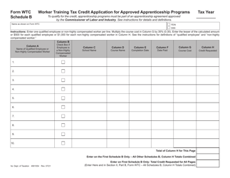 Form WTC Worker Training Tax Credit Application - Virginia, Page 3