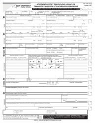 Form MV-104F Accident Report for School Vehicles Transporting Pupils/Teachers/Supervisors - New York, Page 3