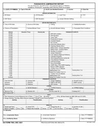 Document preview: DA Form 7903 Paranavsys Jumpmaster Report