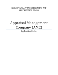 Application for Registration of an Appraisal Management Company (AMC) - Mississippi