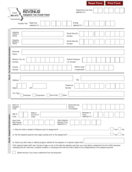 Form MO-ATC Adoption Tax Credit Claim - Missouri
