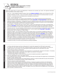 Form 472P Purchaser&#039;s Claim Under Section 144.190.4 for Sales or Use Tax Refund - Missouri