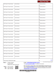 Form MO-QJP Quality Jobs Program Employers Withholding Report - Missouri, Page 2