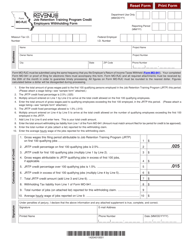 Document preview: Form MO-RJC Job Retention Training Program Credit Employers Withholding Form - Missouri