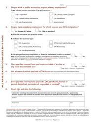 Individual CPA Late Certificate Renewal - Minnesota, Page 3
