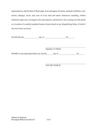 Affidavit of Background Check - Mississippi, Page 3
