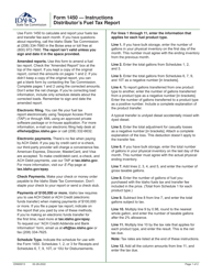 Document preview: Instructions for Form 1450 Distributor's Fuel Tax Report - Idaho