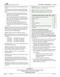 Instructions for Form 1450 Distributor&#039;s Fuel Tax Report - Idaho, Page 2