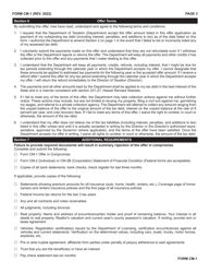 Form CM-1 Offer in Compromise - Hawaii, Page 3