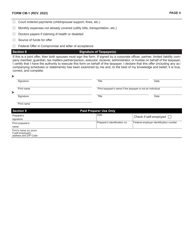 Form CM-1 Offer in Compromise - Hawaii, Page 4
