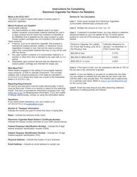 Form ECG-103 (State Form 53089) Electronic Cigarette Tax Return for Retailers - Indiana, Page 2