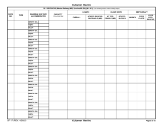 Form SF-17 Facilities Available for the Construction or Repair of Ships, Page 5