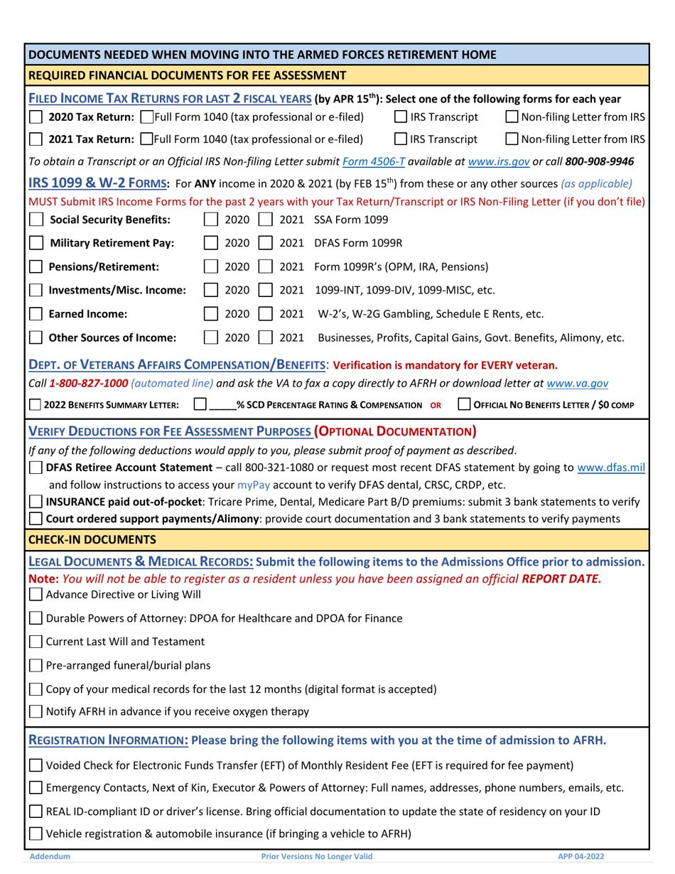Form APP Application for Admission, Page 10