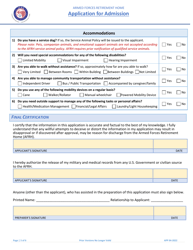 Form APP Application for Admission, Page 7