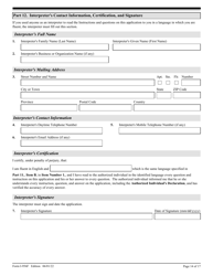 USCIS Form I-956F Application for Approval of an Investment in a Commercial Enterprise, Page 14