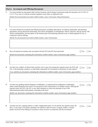 USCIS Form I-956F Application for Approval of an Investment in a Commercial Enterprise, Page 7