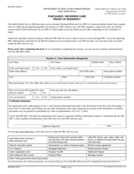 Form IHS-976 &quot;Purchased/Referred Care Proof of Residency&quot;
