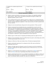 Form AD3018 United States Department of Agriculture Telework Agreement, Page 2