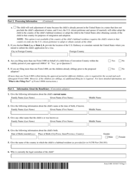 USCIS Form I-800 Petition to Classify Convention Adoptee as an Immediate Relative, Page 3