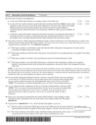 USCIS Form I-800 Petition to Classify Convention Adoptee as an Immediate Relative, Page 5