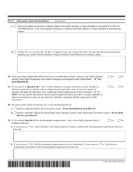 USCIS Form I-800 Petition to Classify Convention Adoptee as an Immediate Relative, Page 6