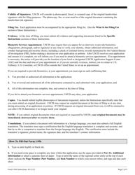 Instructions for USCIS Form I-956 Application for Regional Center Designation, Page 2