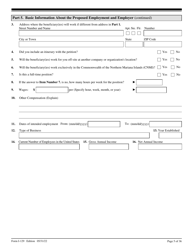 USCIS Form I-129 Petition for a Nonimmigrant Worker, Page 5