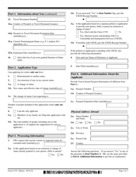 USCIS Form I-539 Application to Extend/Change Nonimmigrant Status, Page 2