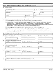 USCIS Form I-907 Request for Premium Processing Service, Page 2