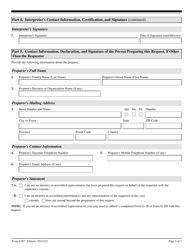USCIS Form I-907 Request for Premium Processing Service, Page 5