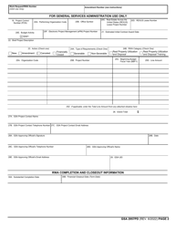 GSA Form 2957PD Reimbursable Work Authorization, Page 2