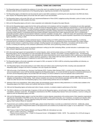 GSA Form 2957PD Reimbursable Work Authorization, Page 3