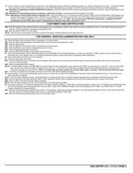 GSA Form 2957PD Reimbursable Work Authorization, Page 5
