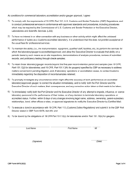CBP Form 6478 Application for CBP Approved Gaugers and Accredited Laboratories, Page 3