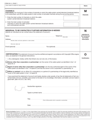 Form SA1-2 Statement of Account for Secondary Transmissions by Cable Systems (Short Form), Page 10