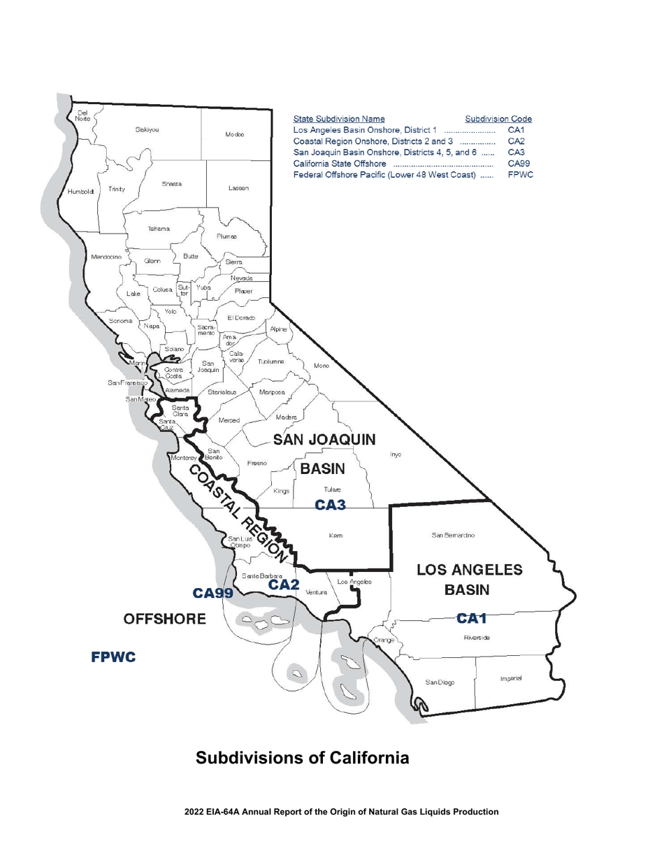 Instructions for Form EIA-64A Annual Report of the Origin of Natural Gas Liquids Production, Page 9