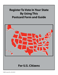 Document preview: National Mail Voter Registration Form